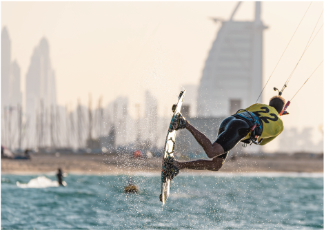MAKE A SPLASH WITH WATER SPORTS Parachute Surfing in Dubai